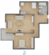 Praktisch geschnittene 2-Zimmer Wohnung mit Balkon in Bischofsheim! - 99.1.14_ Grundriss.png